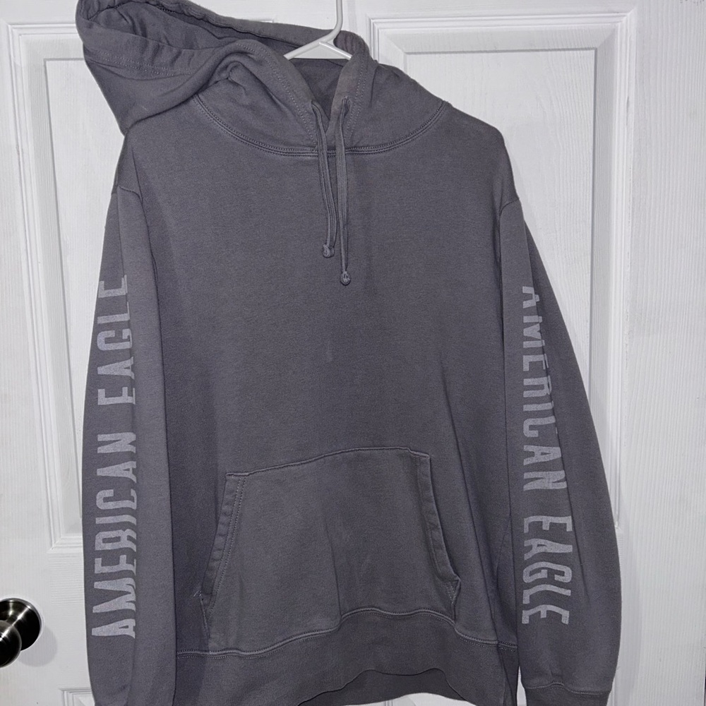 American Eagle Outfitters Gray Sweatshirt Hoodie